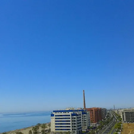 On The Beach! Frente Al Paseo Maritimo, Parking Y Piscina Málaga Exterior foto